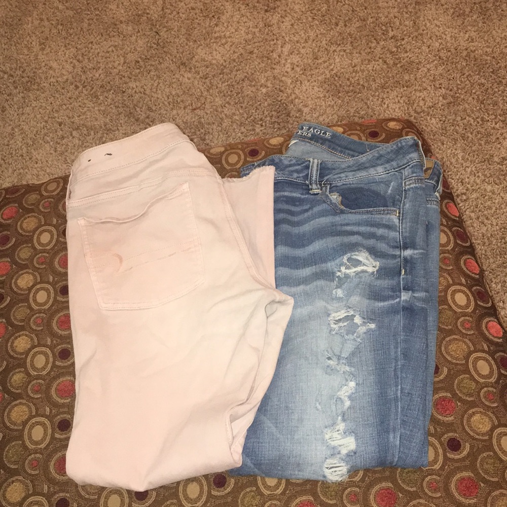 Two pair American Eagle jeans